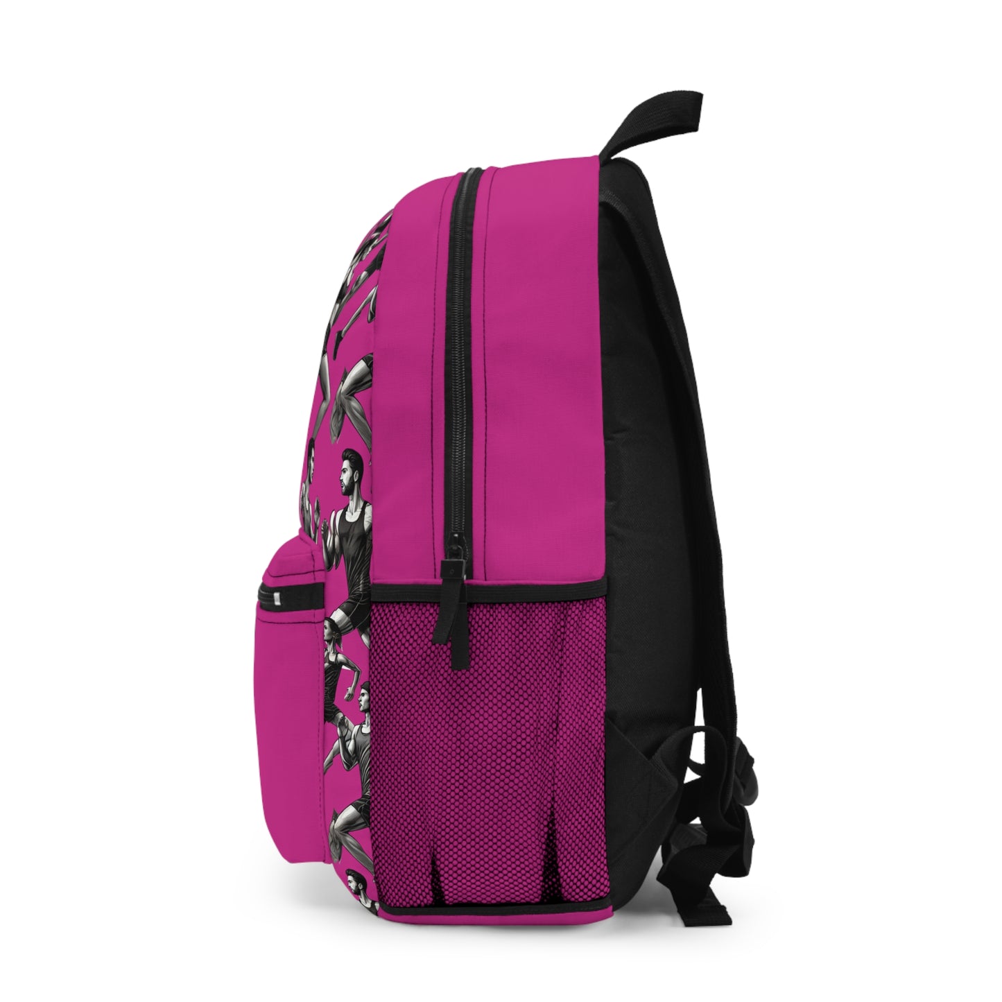 Go-Getter Backpack – Carry Your Goals Everywhere (Dark Pink)