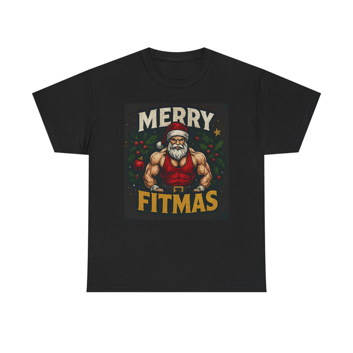 Merry Fitmas . Unisex Heavy Cotton Tee