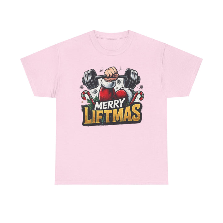 Merry Liftmas Unisex Heavy Cotton Tee