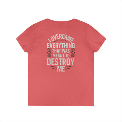 Women's V Neck-Strength in Motion