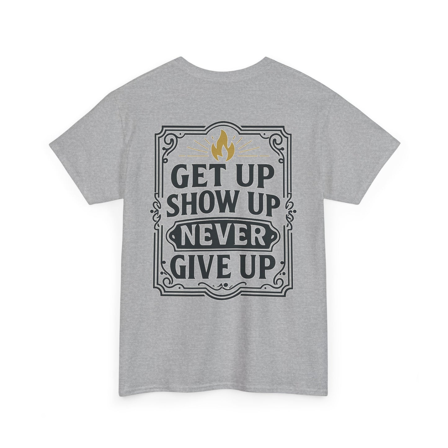 Lift Heavy. Stay Pretty. Outwork Everyone. Unisex Heavy Cotton Tee