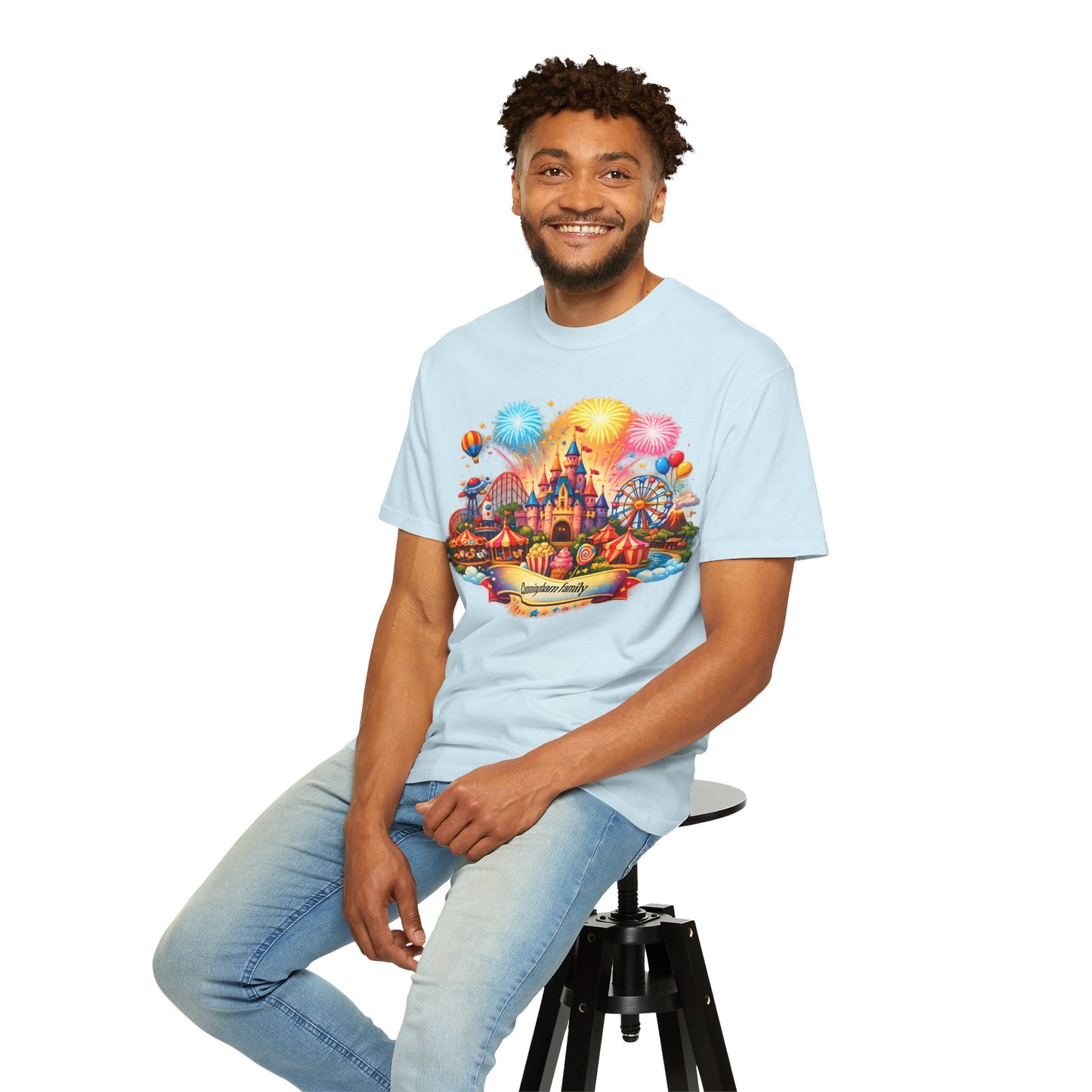 Customizable Name Graphic T-Shirt – for Disney Trips, Theme Park Vacations