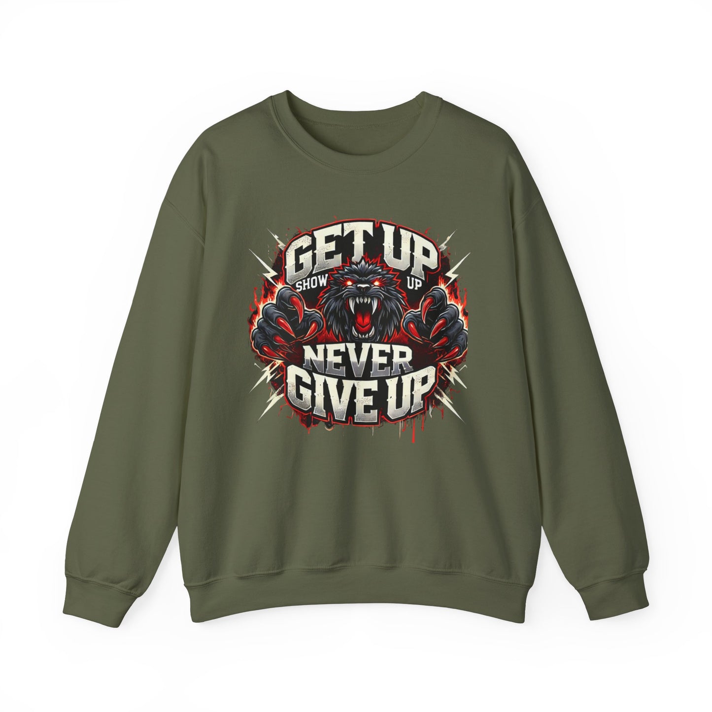 Relentless Drive Crewneck Sweatshirt UNISEX– Stay Warm, Stay Motivated