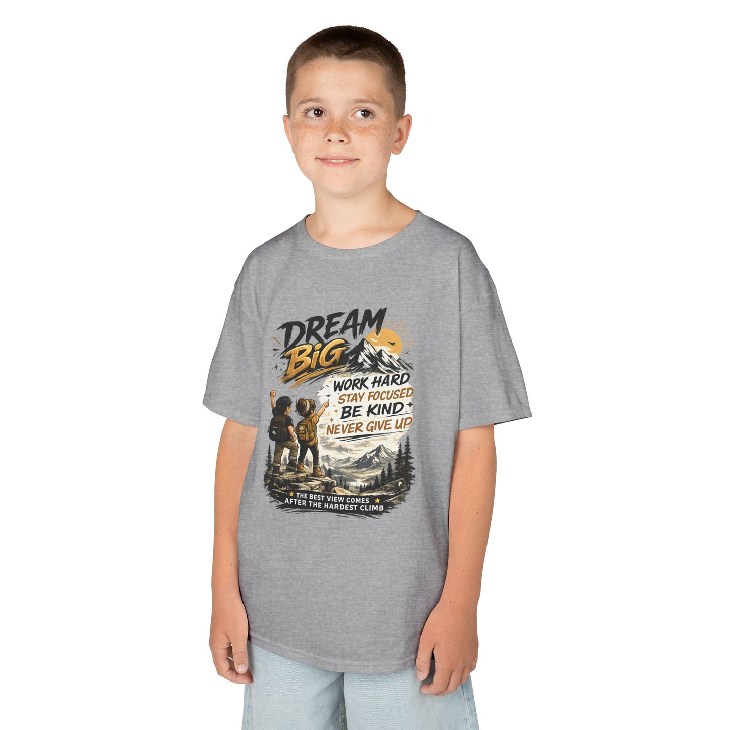 Kids Heavy Cotton™ Motivational T shirt