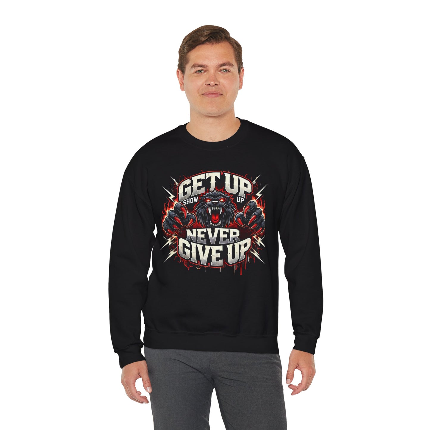 Relentless Drive Crewneck Sweatshirt UNISEX– Stay Warm, Stay Motivated