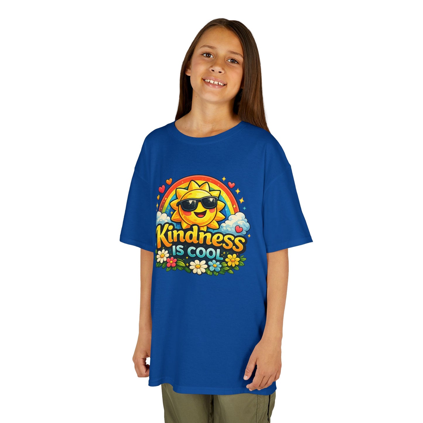 Kids Heavy Cotton™ Tee "Kindness is Cool"