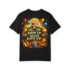 Custom Name & Age Birthday Crew T-Shirt – Personalized Group Shirt