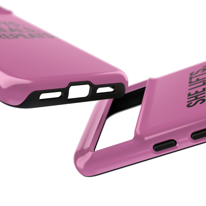 She lifts. She heals. She repeats. Tough Phone Cases