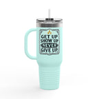“I Chase PR’s not people” Insulated Travel Mug, 40oz