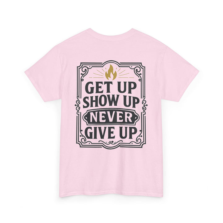 Barbells Over Breakdown. Unisex Heavy Cotton Tee