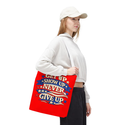 Patriotic 4th of July Tote Bag | Reusable American Pride Shopping Bag | USA Independence Day Beach, Grocery & Everyday Carry Tote
