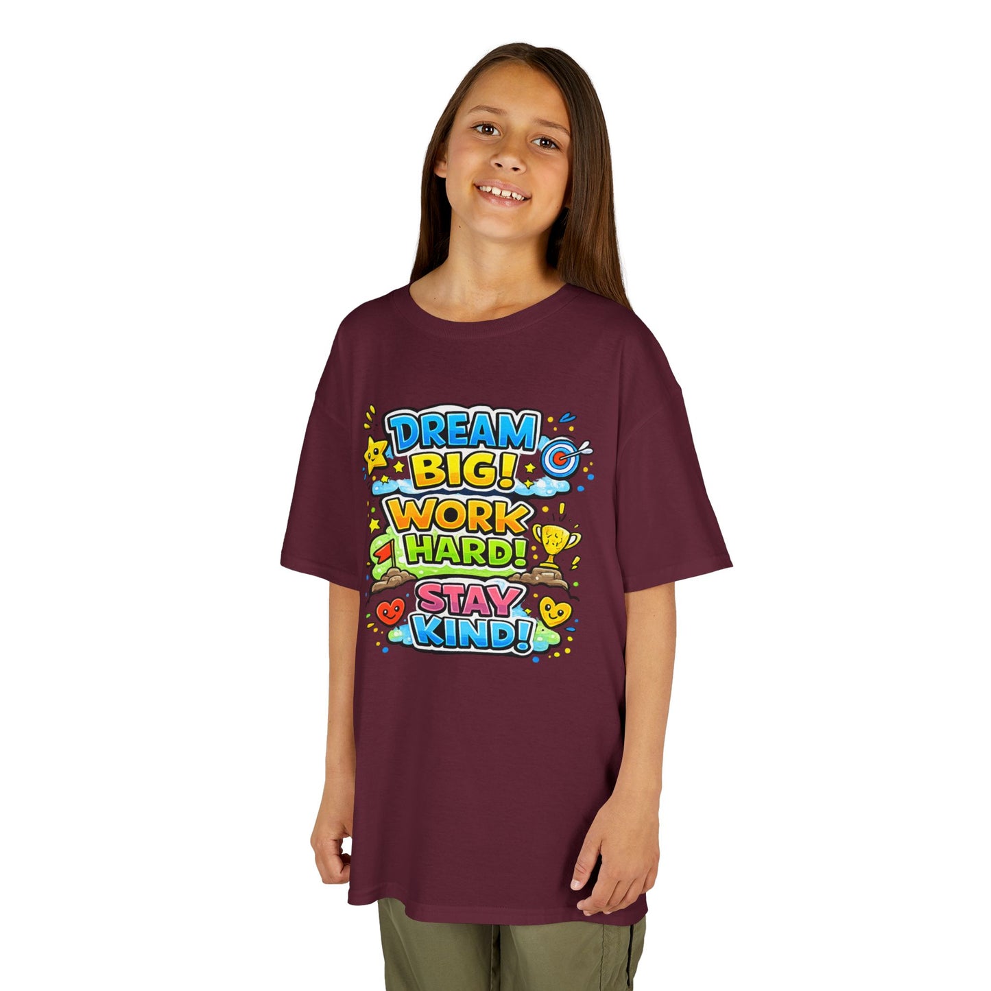 Kids Heavy Cotton™ Motivational Shirt