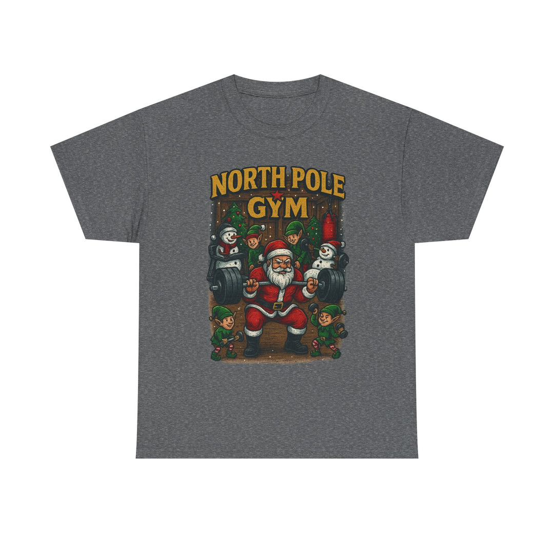 North Pole Gym. Unisex Heavy Cotton Tee