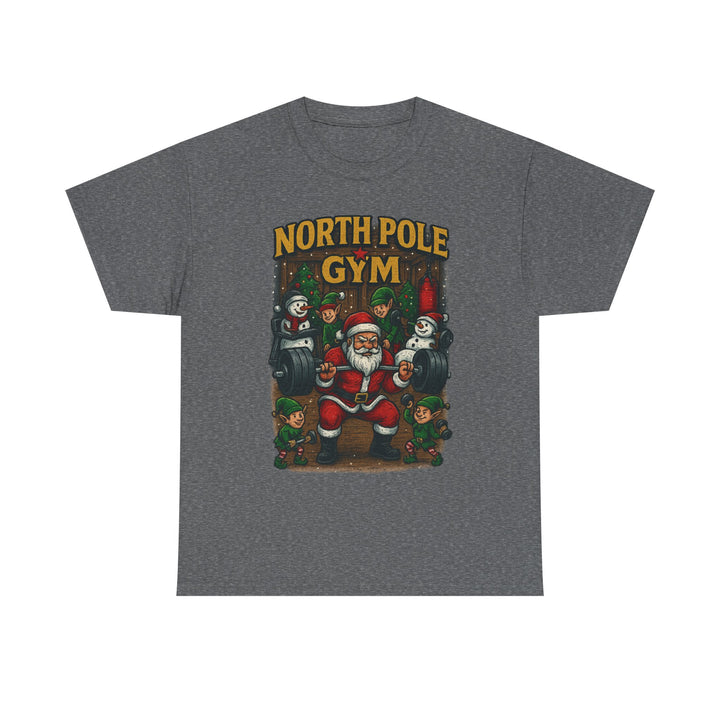 North Pole Gym. Unisex Heavy Cotton Tee