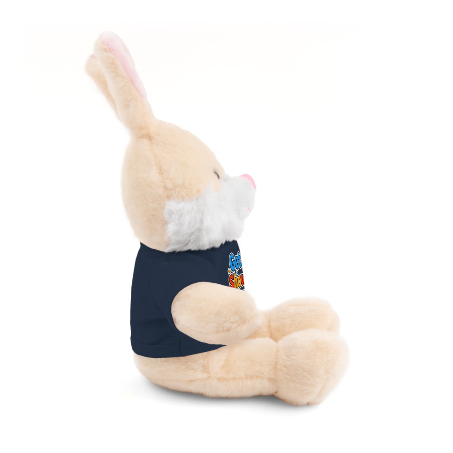 Stuffed Animals with Tee " Get Up Show Up Never Give Up"