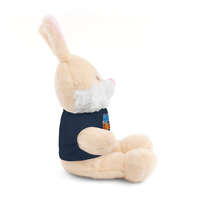 Stuffed Animals with Tee " Get Up Show Up Never Give Up"