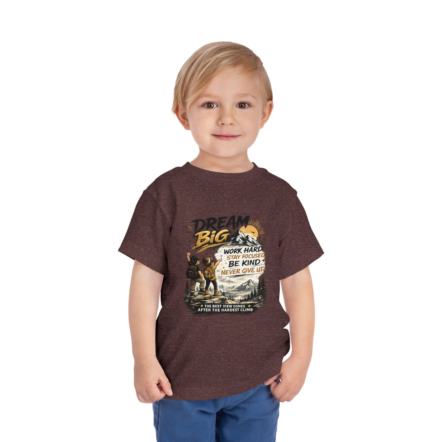 Toddler Motivational T-Shirt | Inspirational Kids Graphic Tee | Soft Cotton Toddler Shirt | Positive Mindset Children's Clothing | Everyday Comfort Tee