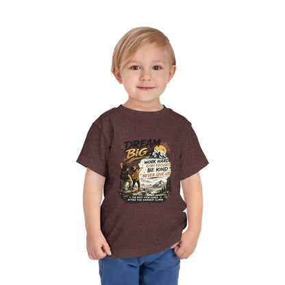 Toddler Motivational T-Shirt | Inspirational Kids Graphic Tee | Soft Cotton Toddler Shirt | Positive Mindset Children's Clothing | Everyday Comfort Tee