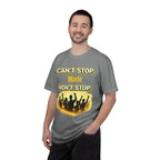 Custom Name Motivational T-Shirt – Can’t Stop. Won’t Stop.