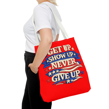Patriotic 4th of July Tote Bag | Reusable American Pride Shopping Bag | USA Independence Day Beach, Grocery & Everyday Carry Tote