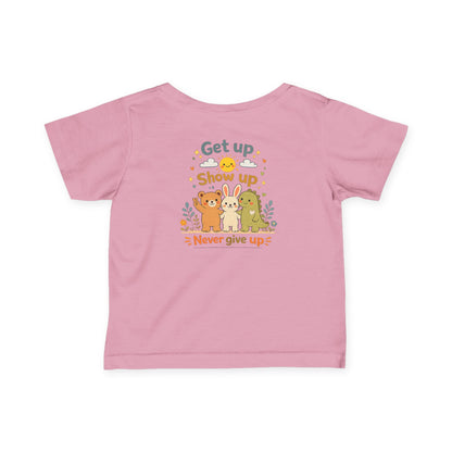 Infant Motivational Jersey T-Shirt | Soft Cotton Baby Graphic Tee | Inspirational Infant Shirt | Positive Message Baby Clothing | Cute Baby Outfit Gift