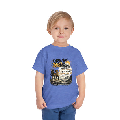Toddler Motivational T-Shirt | Inspirational Kids Graphic Tee | Soft Cotton Toddler Shirt | Positive Mindset Children's Clothing | Everyday Comfort Tee