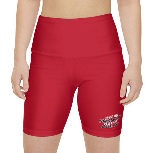 No Limits Performance Shorts – Move Freely, Train Harder (Red)