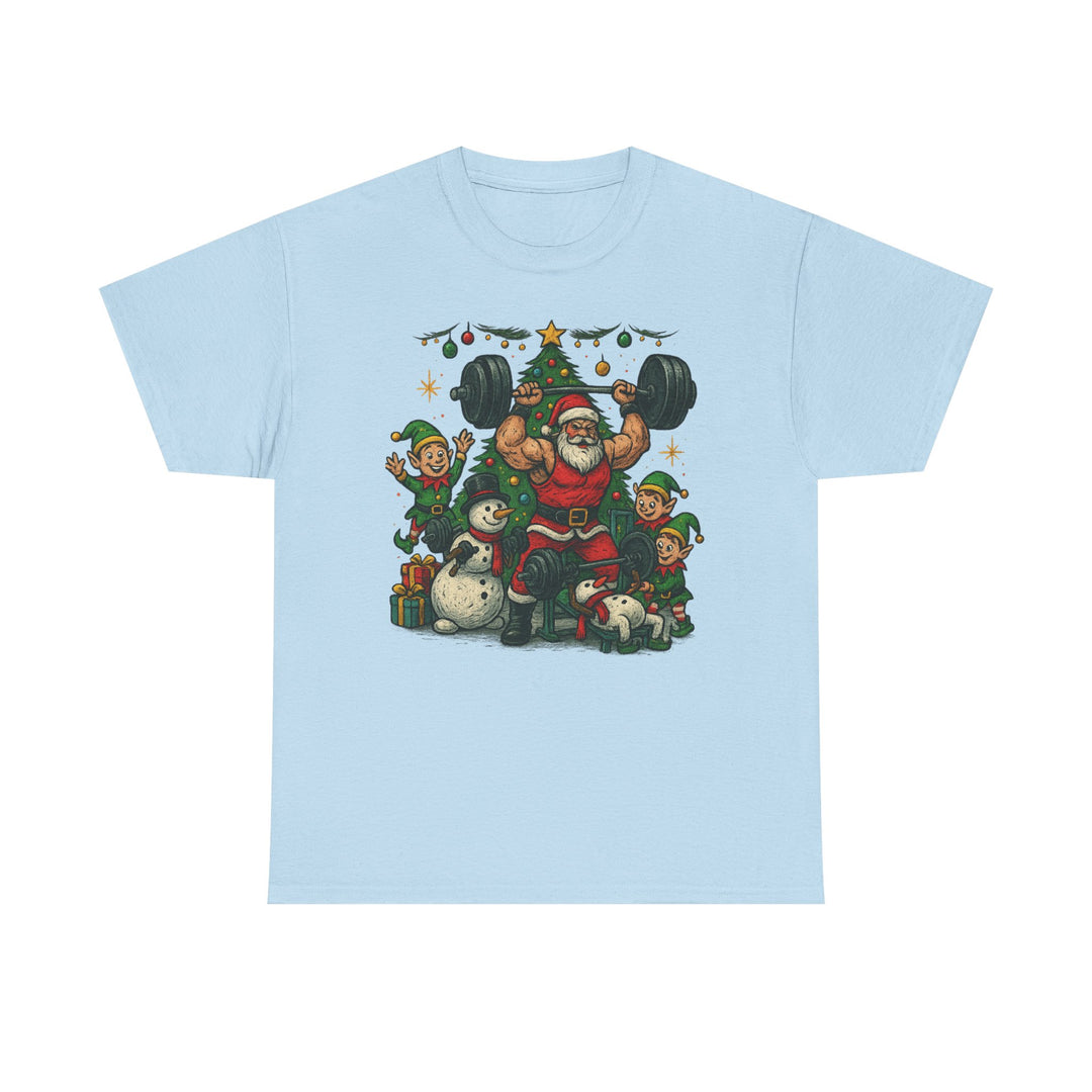 Christmas/Holiday Workout Unisex Heavy Cotton Tee