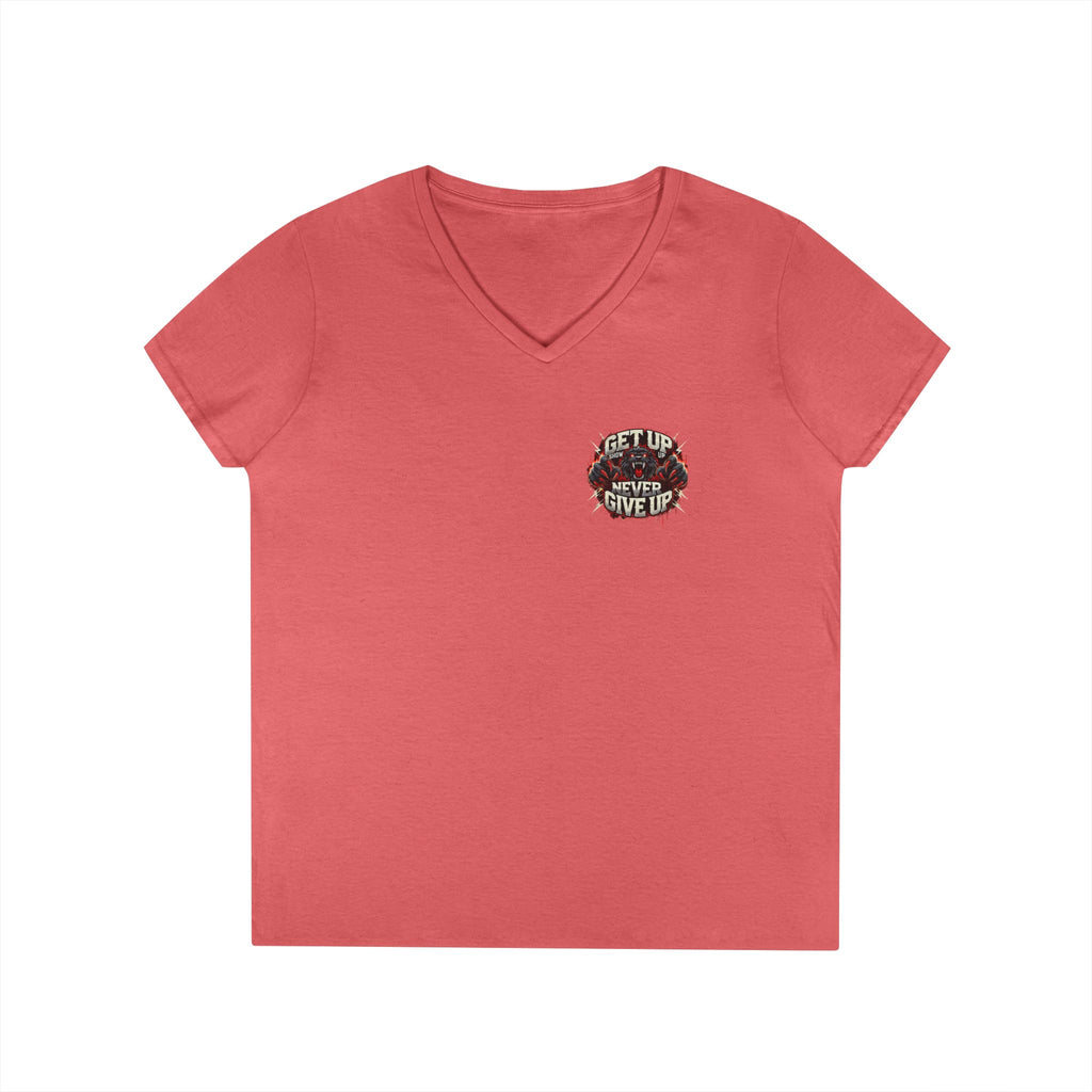 Women's V Neck-Strength in Motion