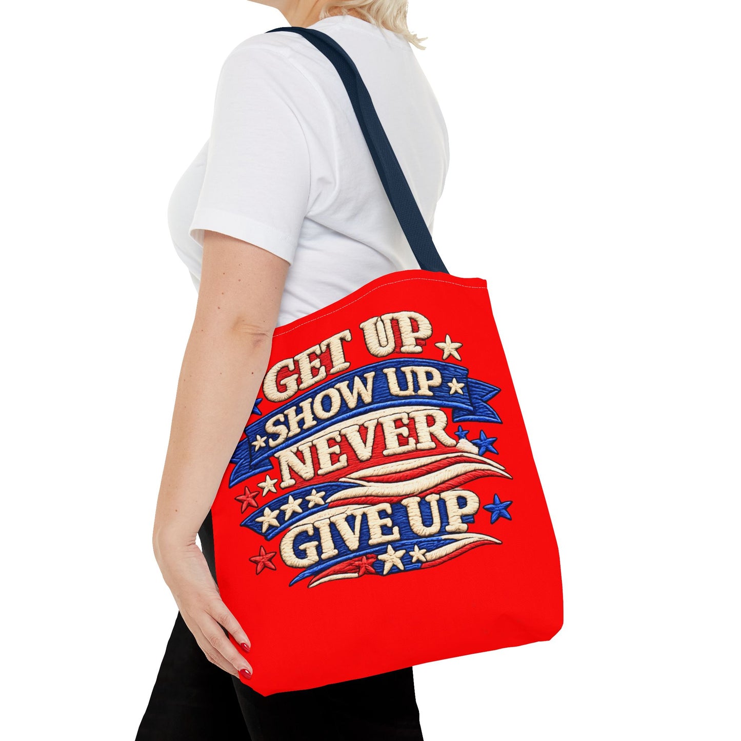 Patriotic 4th of July Tote Bag | Reusable American Pride Shopping Bag | USA Independence Day Beach, Grocery & Everyday Carry Tote