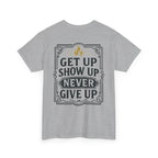 Built In Silence. Unleashed in Iron. Unisex Heavy Cotton Tee