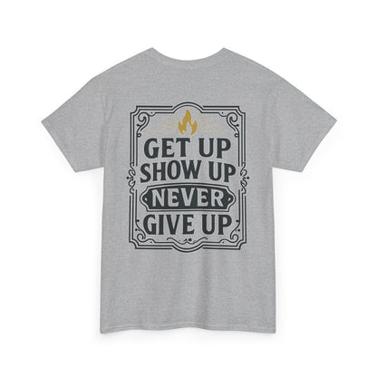 Built In Silence. Unleashed in Iron. Unisex Heavy Cotton Tee