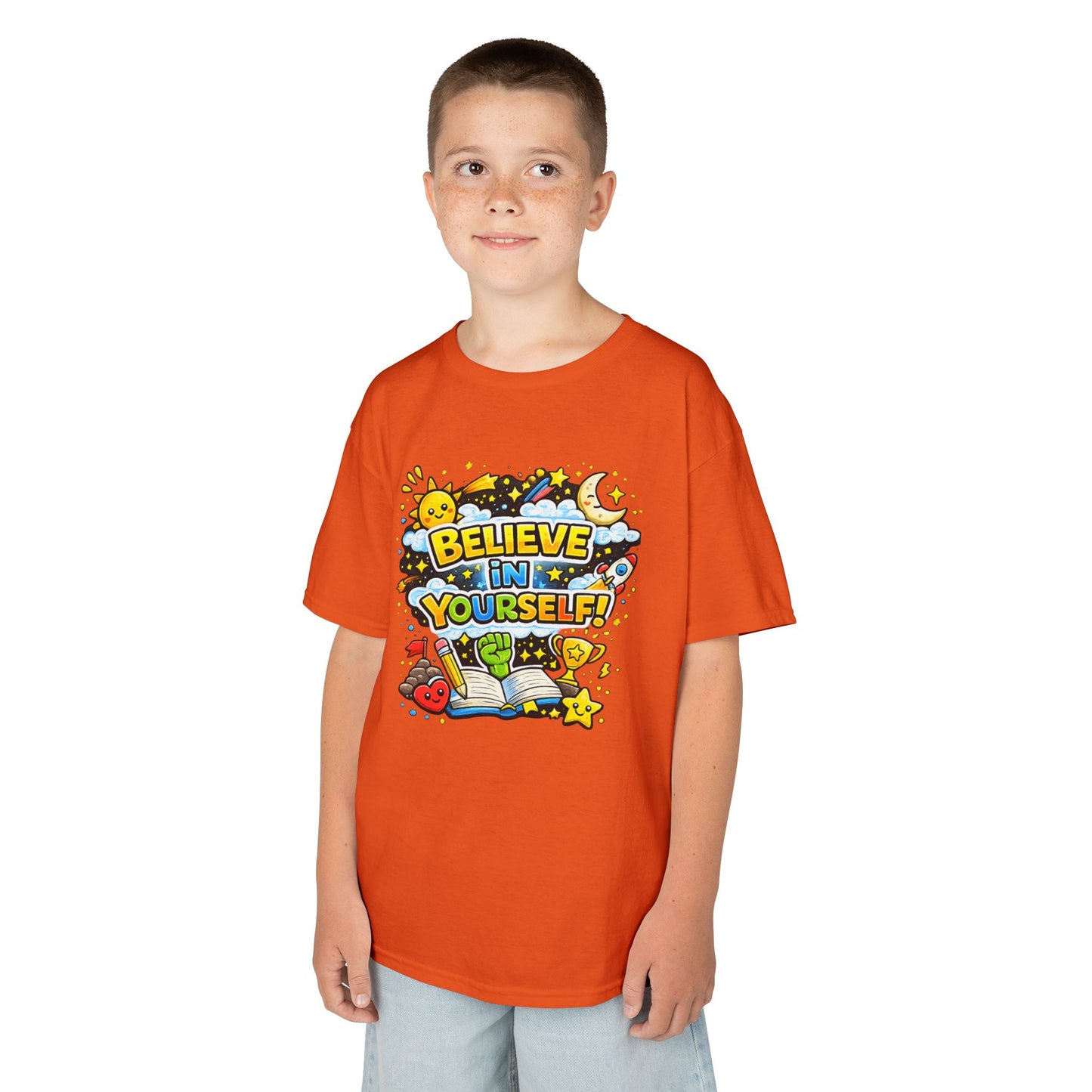 Kids Heavy Cotton™ Motivational T Shirt