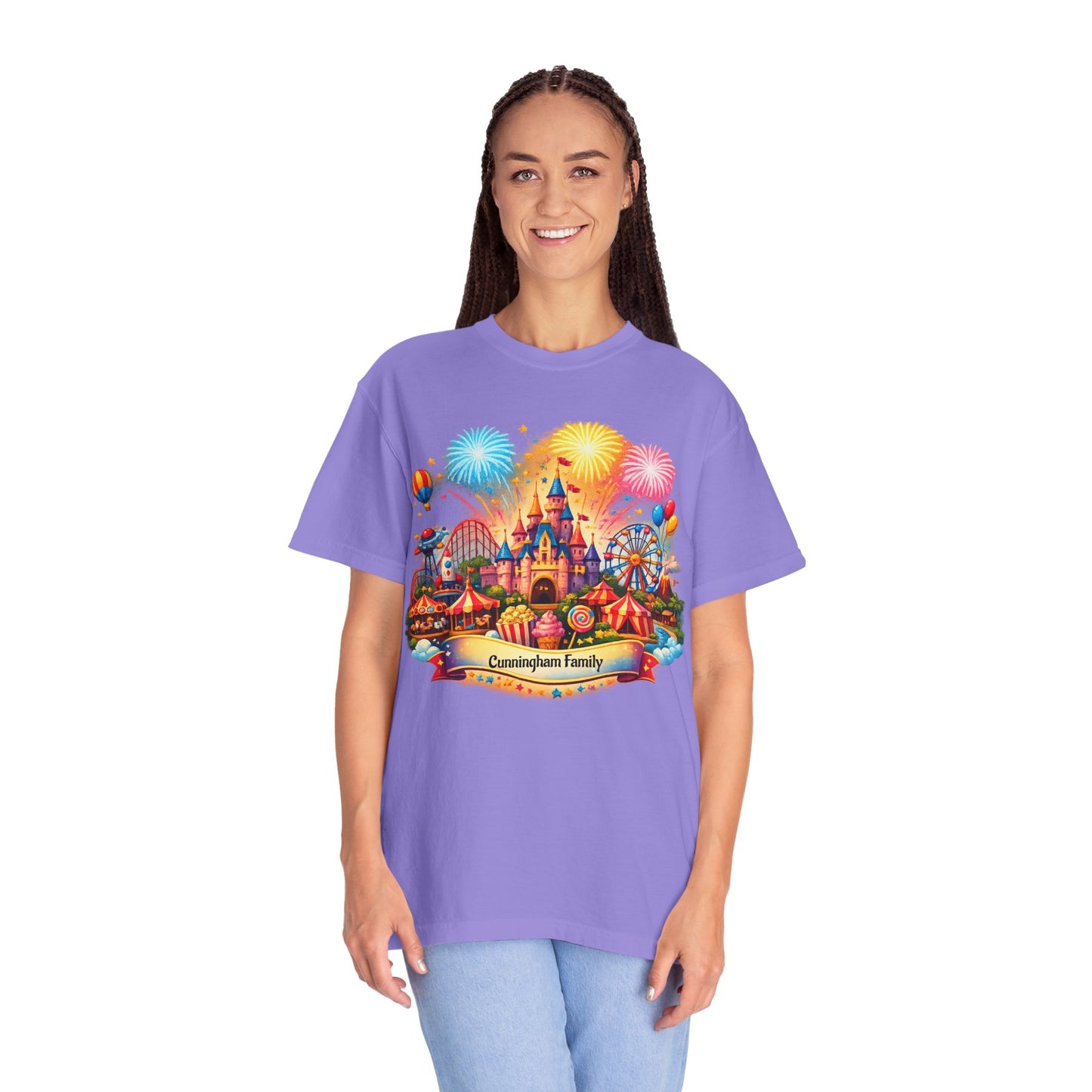 Customizable Name Graphic T-Shirt – for Disney Trips, Theme Park Vacations