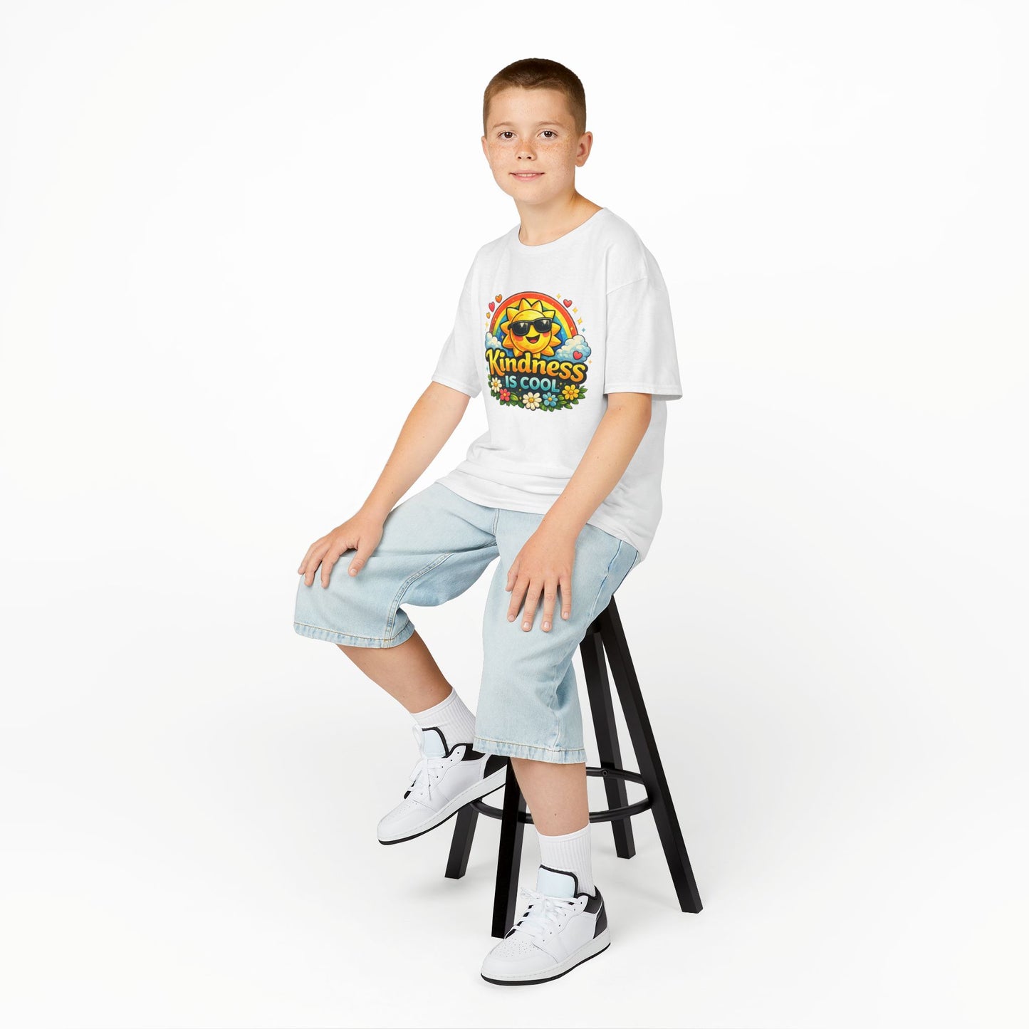 Kids Heavy Cotton™ Tee "Kindness is Cool"