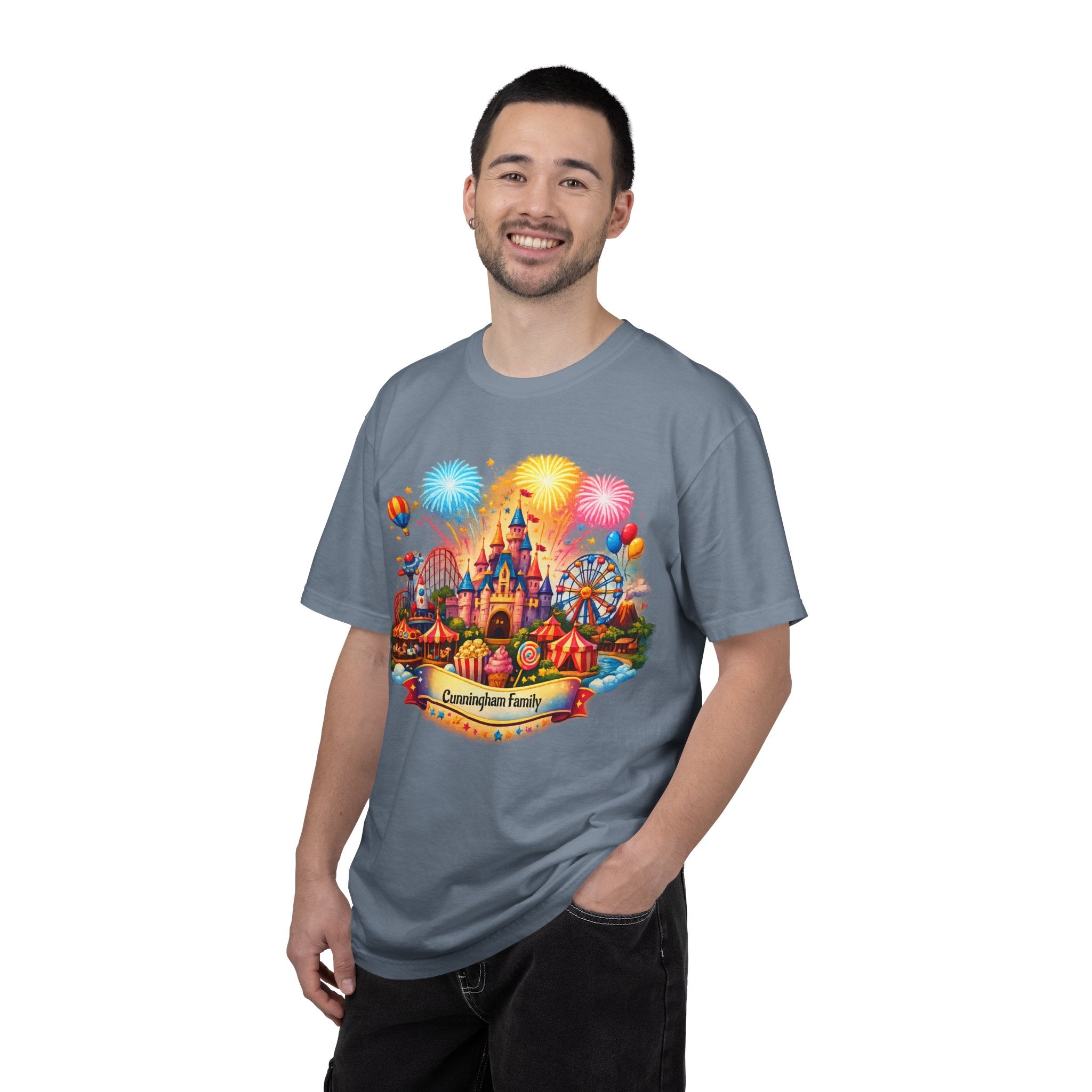 Customizable Name Graphic T-Shirt – for Disney Trips, Theme Park Vacations