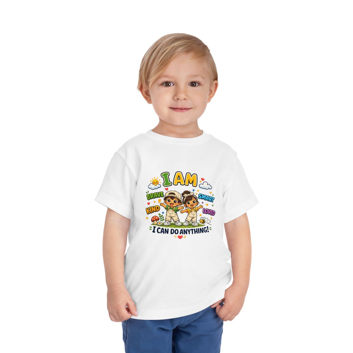 Toddler Motivational T-Shirt | Inspirational Kids Graphic Tee | Soft Cotton Toddler Shirt | Positive Mindset Children's Clothing | Everyday Comfort Tee