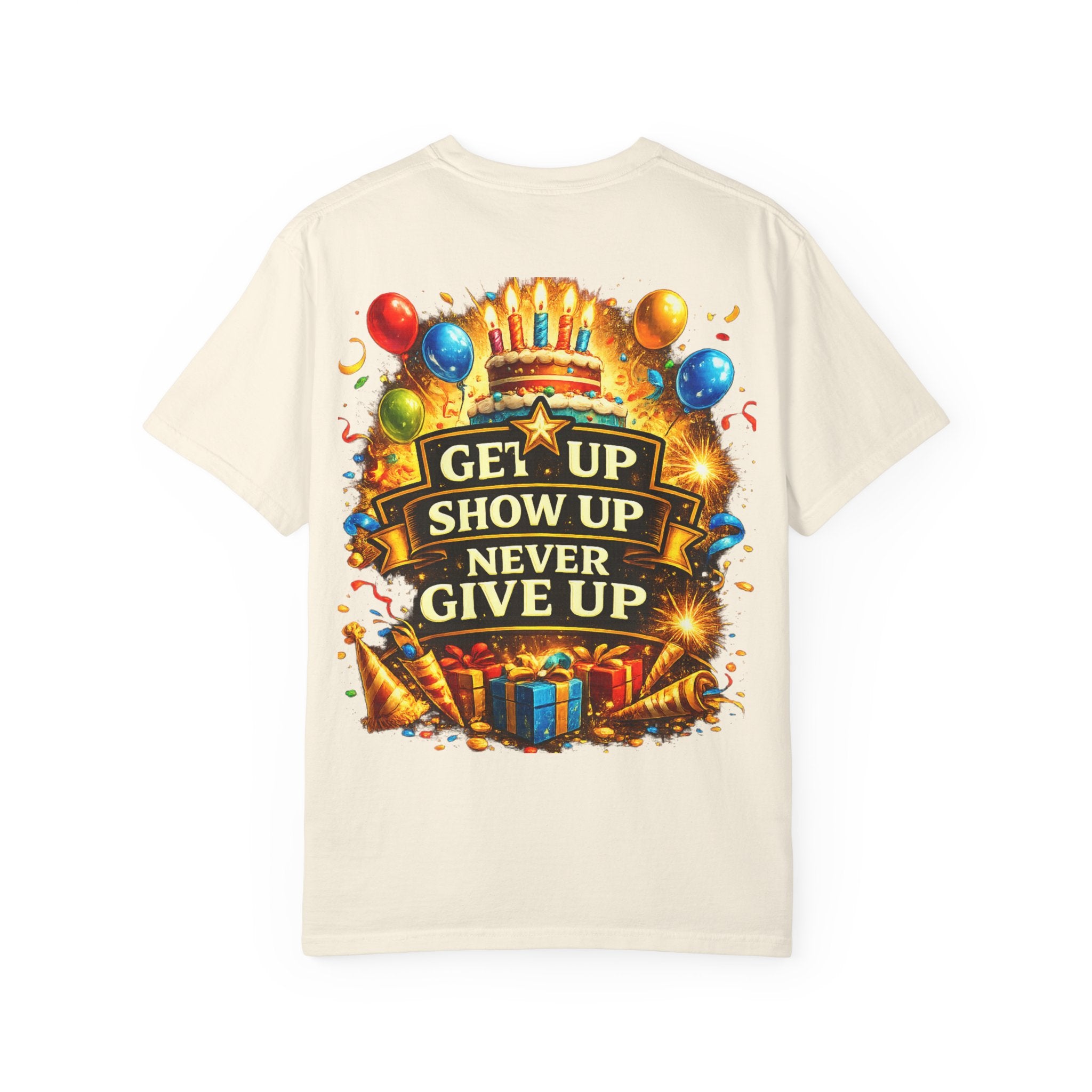 Custom Name & Age Birthday Crew T-Shirt – Personalized Group Shirt