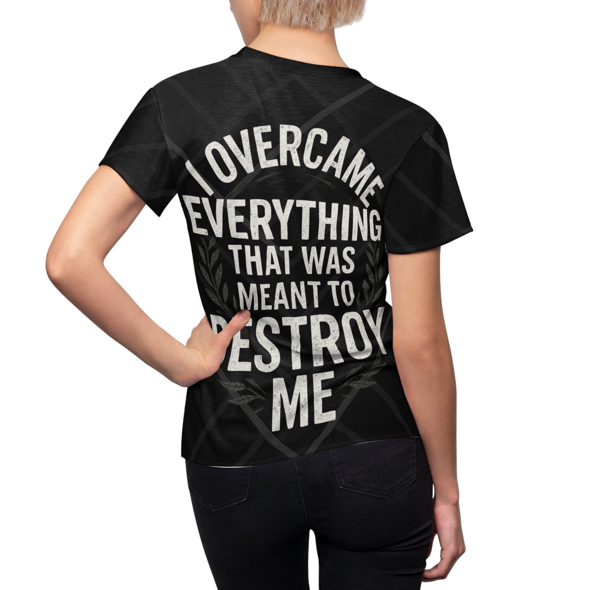 Women's Relentless Drive Tee – I Overcame Everything That Was Meant to Destroy Me