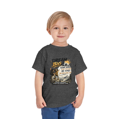 Toddler Motivational T-Shirt | Inspirational Kids Graphic Tee | Soft Cotton Toddler Shirt | Positive Mindset Children's Clothing | Everyday Comfort Tee