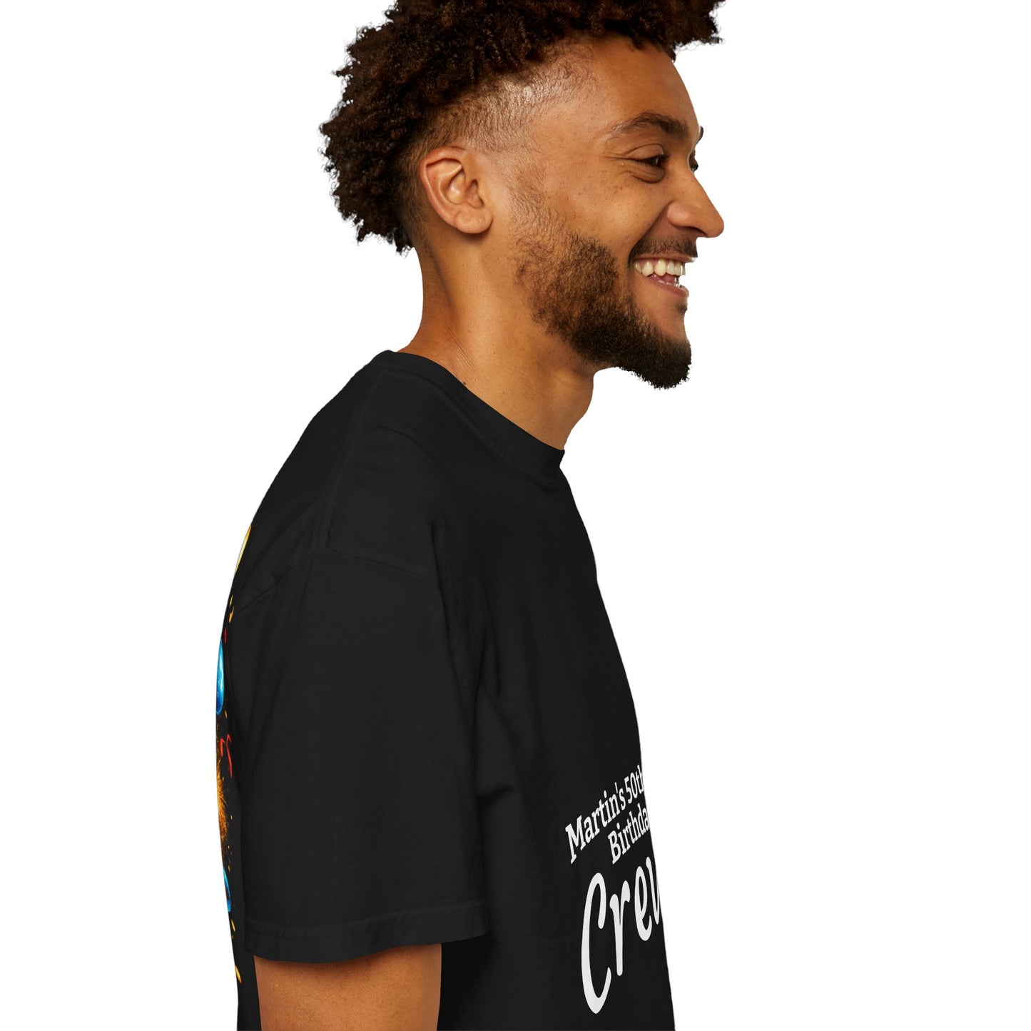 Custom Name & Age Birthday Crew T-Shirt – Personalized Group Shirt