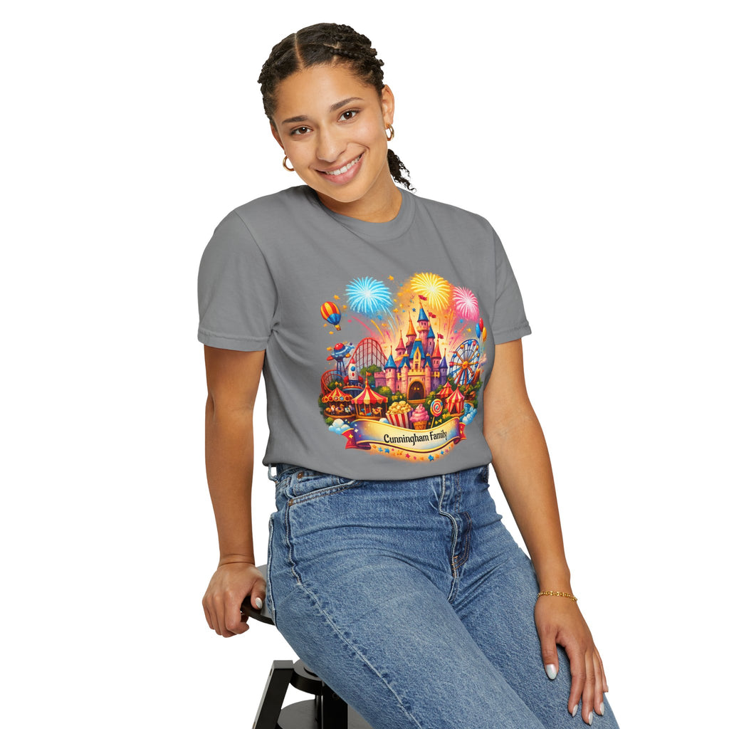 Customizable Name Graphic T-Shirt – for Disney Trips, Theme Park Vacations