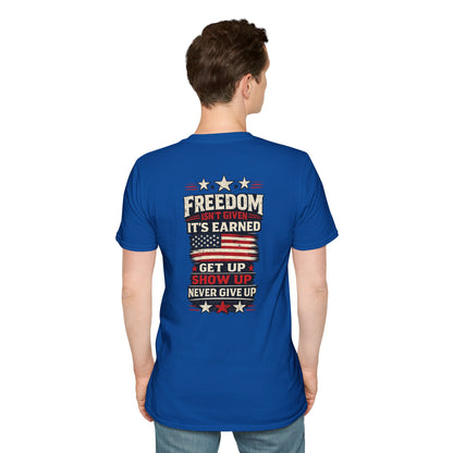 Patriotic 4th of July Unisex T-Shirt | Soft USA Independence Day Tee | American Pride Graphic Shirt for Men & Women