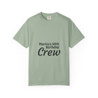 Custom Name & Age Birthday Crew T-Shirt – Personalized Group Shirt