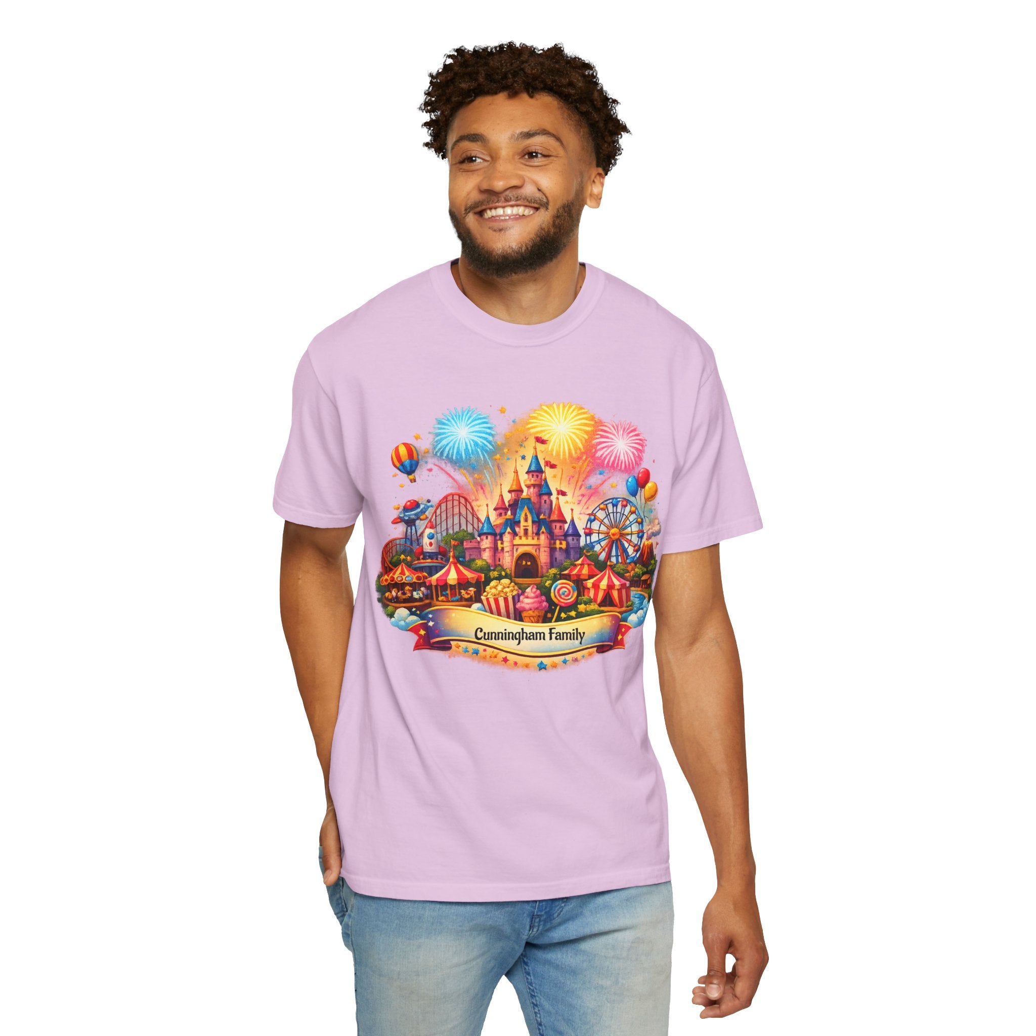 Customizable Name Graphic T-Shirt – for Disney Trips, Theme Park Vacations
