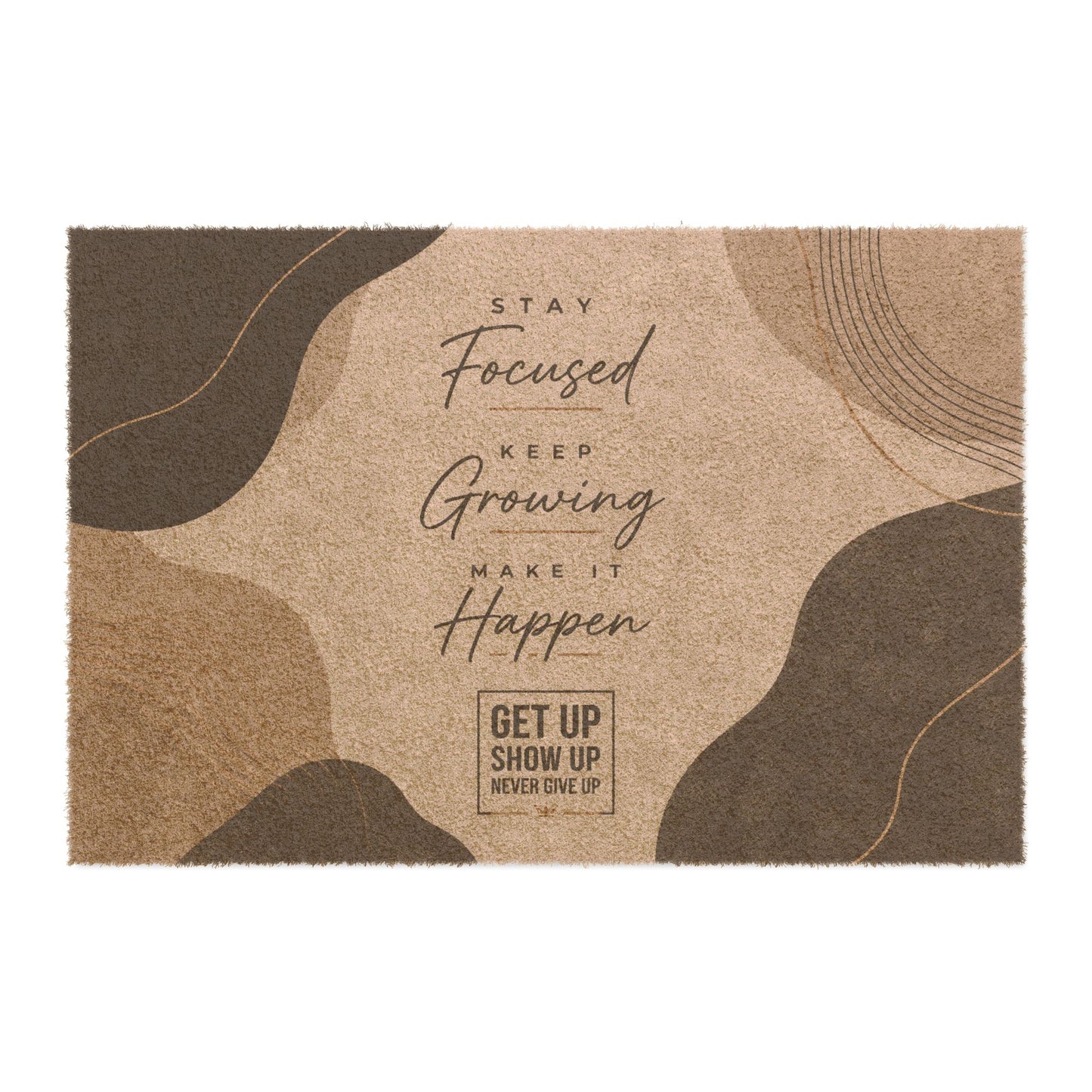 Decorative Front Door Mat – Durable Outdoor Welcome Doormat with Non-Slip Backing