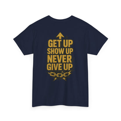 Fall Seven Times, Stand Up Eight. Unisex Heavy Cotton Tee