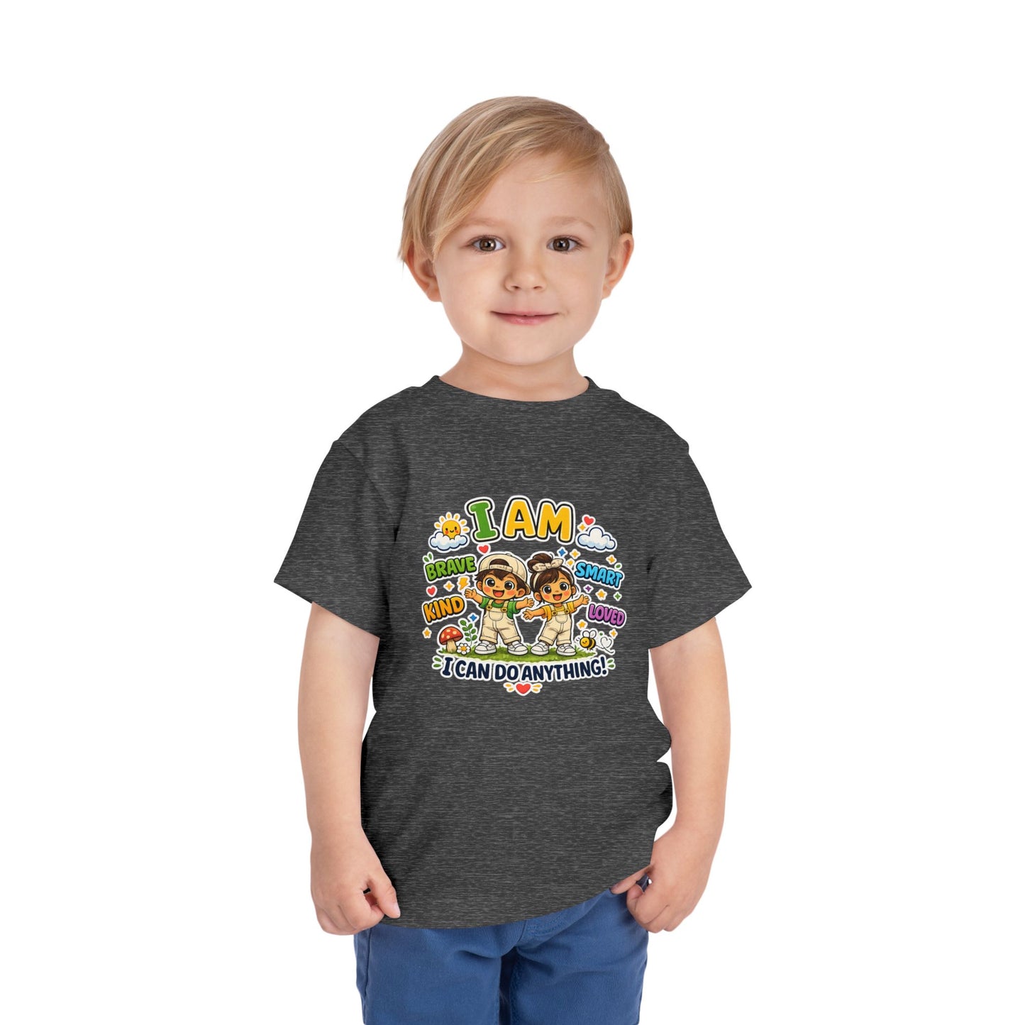 Toddler Motivational T-Shirt | Inspirational Kids Graphic Tee | Soft Cotton Toddler Shirt | Positive Mindset Children's Clothing | Everyday Comfort Tee