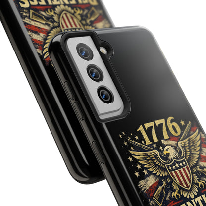 Patriotic 4th of July Tough Phone Case | Shockproof Protective Cover for iPhone & Samsung | USA Independence Day Design