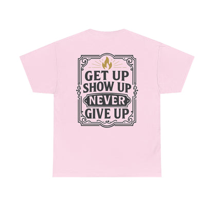 Mindset = Muscles. Build Both. Unisex Heavy Cotton Tee